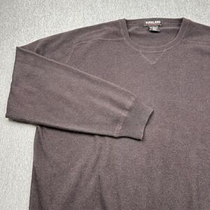 Kirkland Signature Cashmere Sweater Pullover Mens XXL Dark Purple